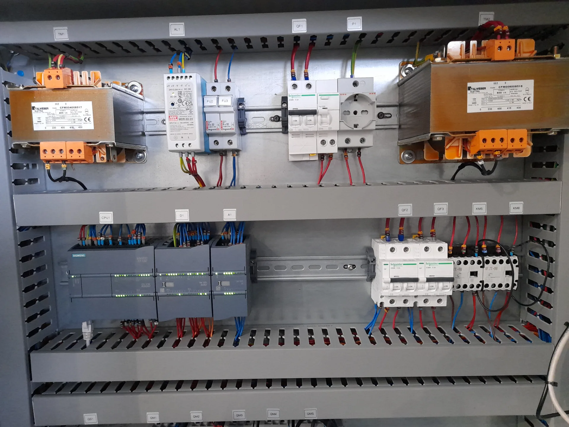 Cuadro de control y automatización eléctrica de AC Electricidad